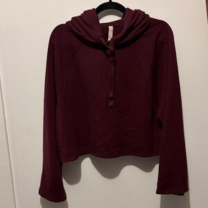 Athleta Deep Burgundy Hoodie